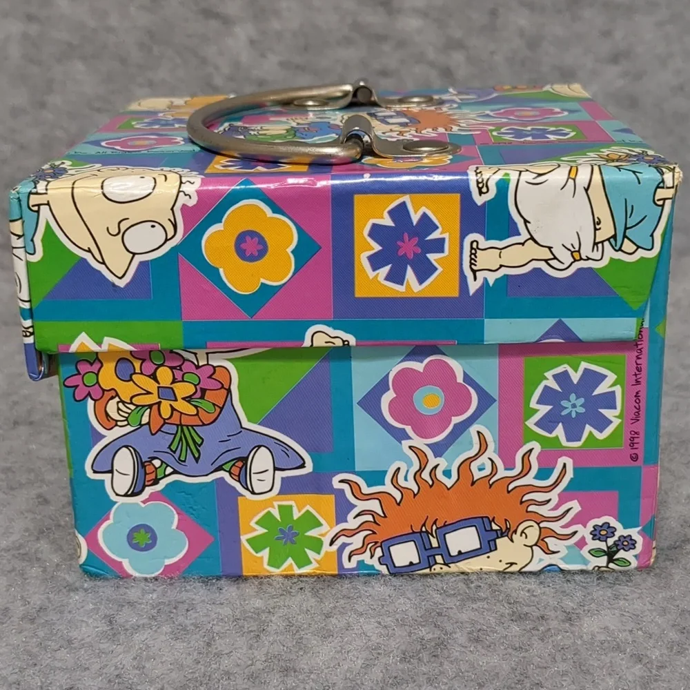 Vintage Rugrats Colorful Jewlery Storage Box
